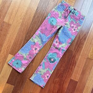 NWOT MOTHER Denim Floral Jeans